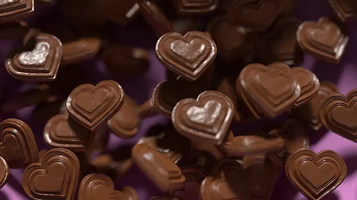 chocolate hearts