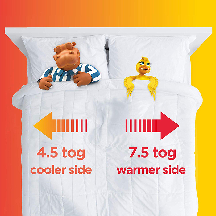 You Can Get Hot And Cold Duvets That Are Perfect For Couples That