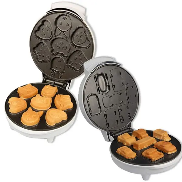 These Waffle Makers Turn Ordinary Waffles Into Mini Dinosaurs, Animals