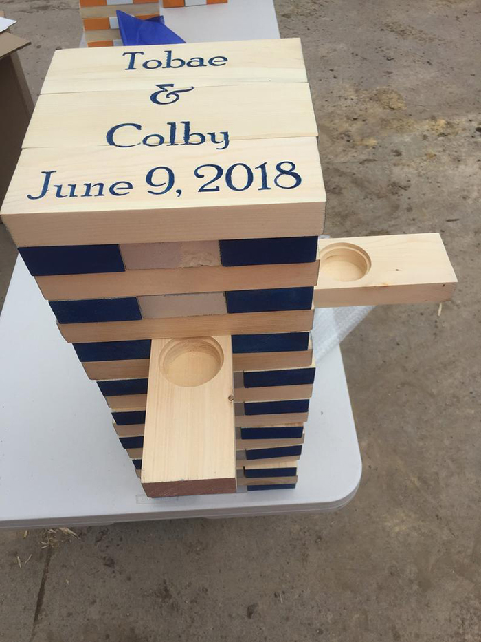 custom jelly shot stacking blocks
