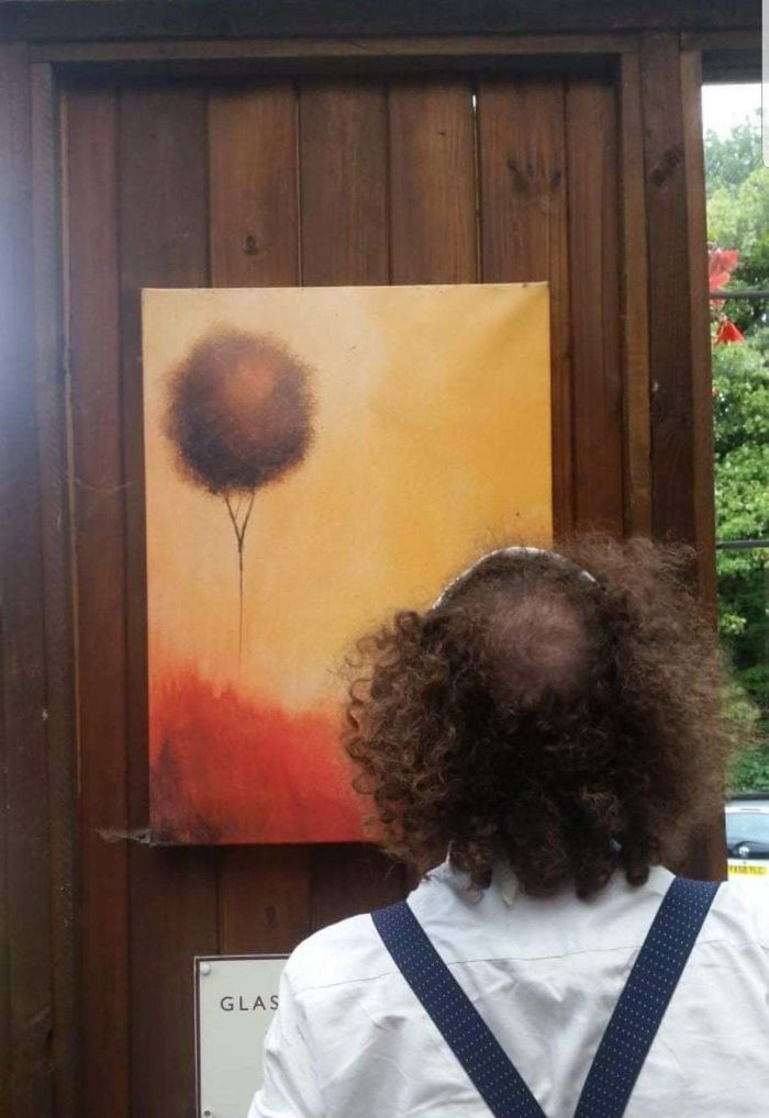 doppelgangers become the painting