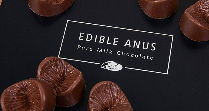 edible chocolate anus