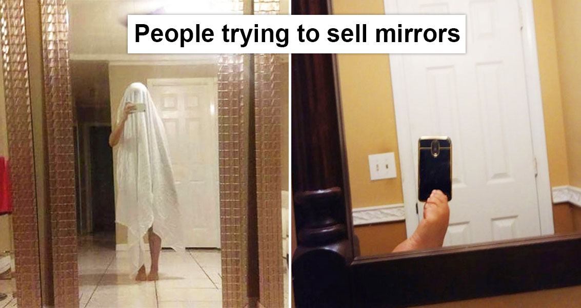 60+ Photos Of People Trying To Sell Mirrors That Are So 
