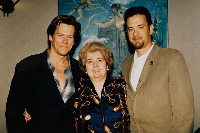 maria snoeys lagler with kevin bacon and tom hanks