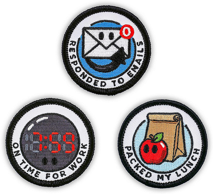 merit badges for adults corporate