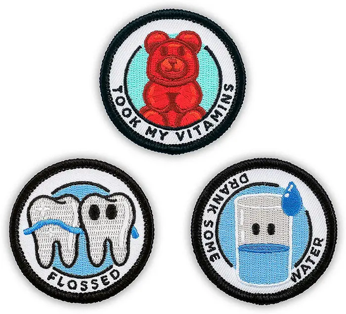 merit badges for adults health set 2