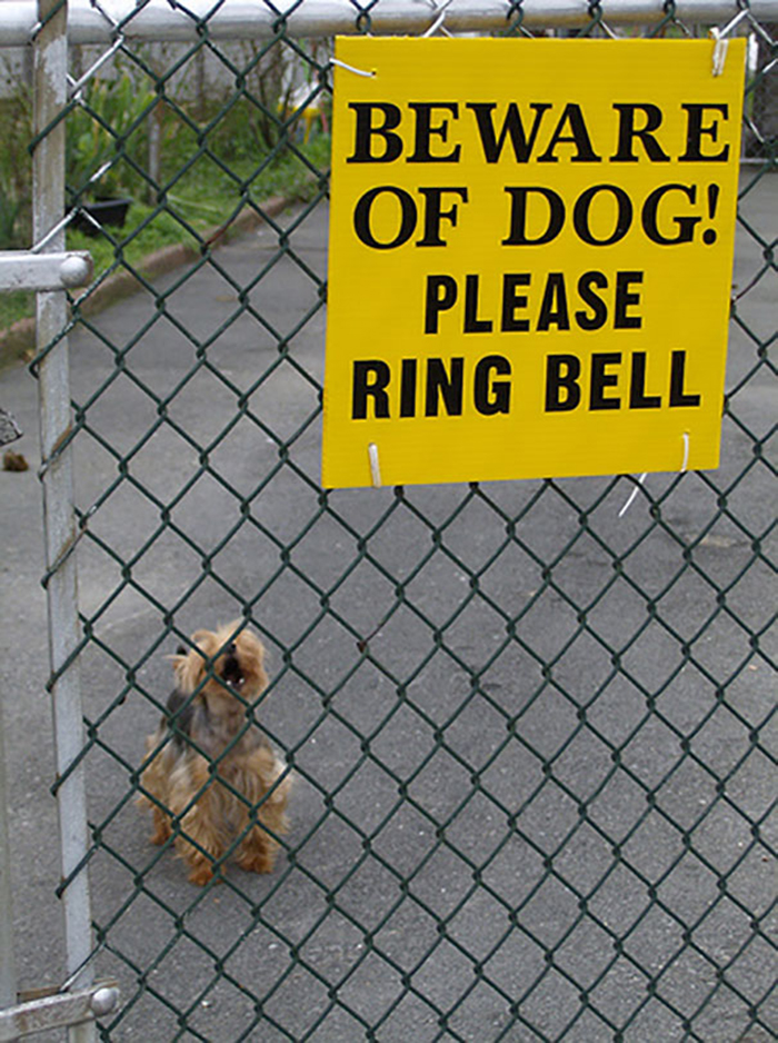 please ring bell sign