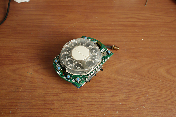 retro mobile phone rotary dial