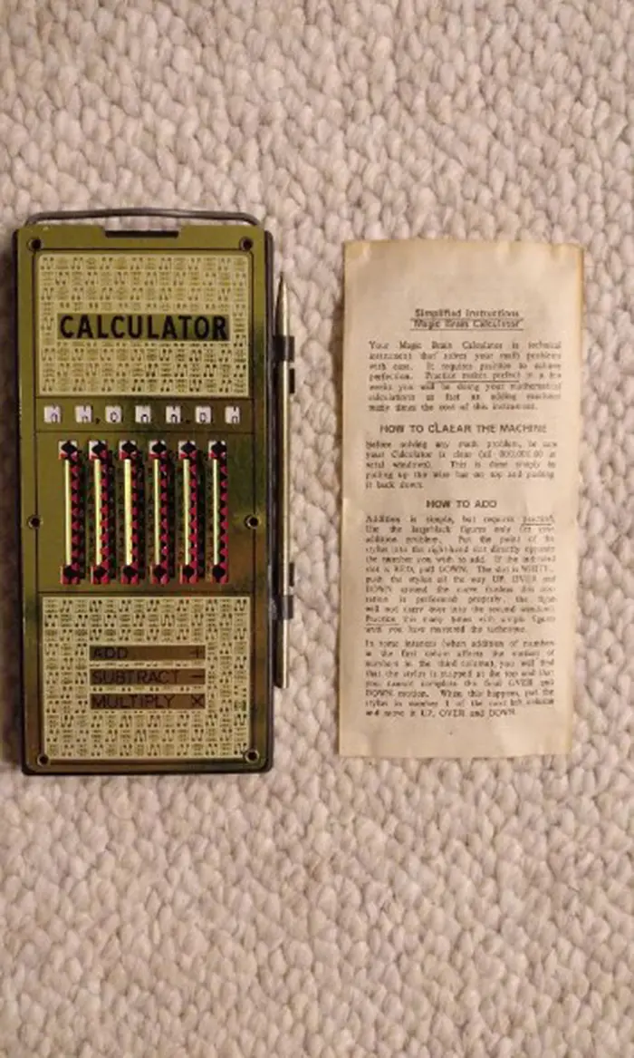 unusual discoveries vintage calculator