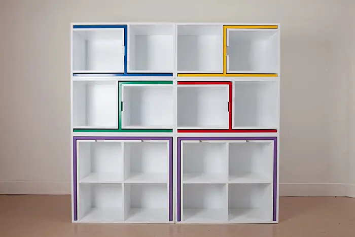 As If From Nowhere Bookcase by Orla Reynolds Studio