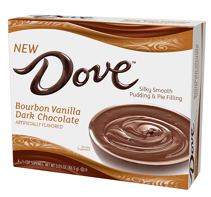 Bourbon Vanilla Dark Chocolate Silky Smooth Pudding and Pie Filling