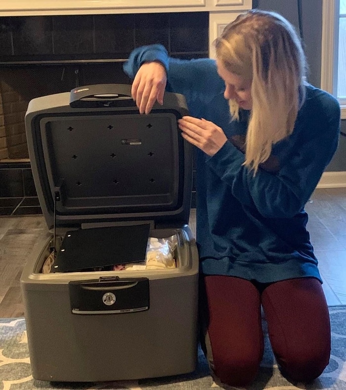 Gracie Chastain Opening Her Time Capsule Gift