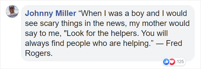 Johnny Miller Facebook Comment