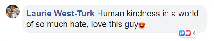 Laurie West-Turk Facebook Comment
