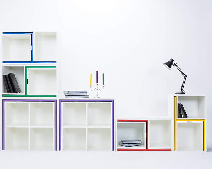 Modular Bookcase Long Configuration