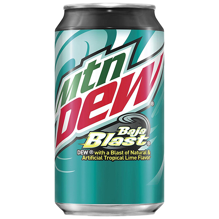 Mountain Dew Baja Blast in Can