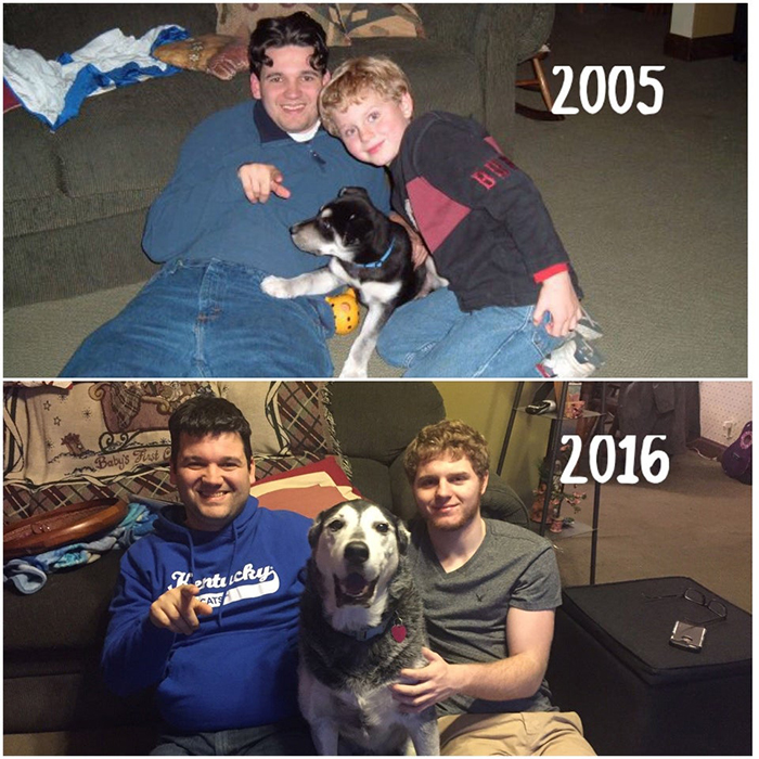 Owner and Puppy Growth Comparison 2005 vs 2016