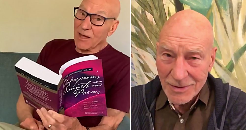 Patrick Stewart Is Reciting Shakespeare’s Sonnets