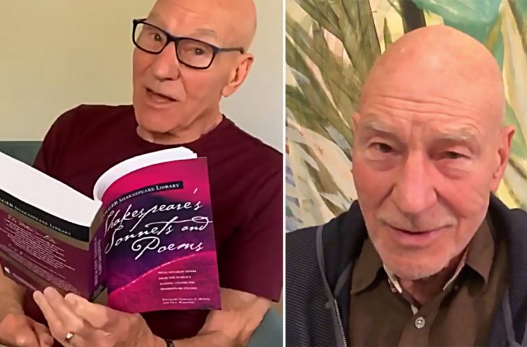 Patrick Stewart Is Reciting Shakespeare’s Sonnets