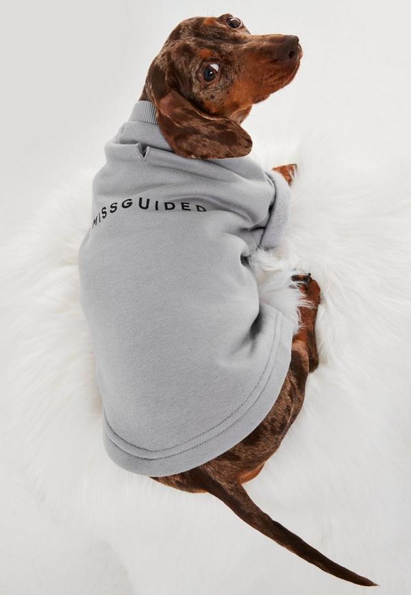 Stone MissguidedStone Missguided Branded Dog Sweatshirt Branded Dog Sweatshirt