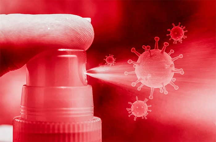 coronavirus disinfectant spray