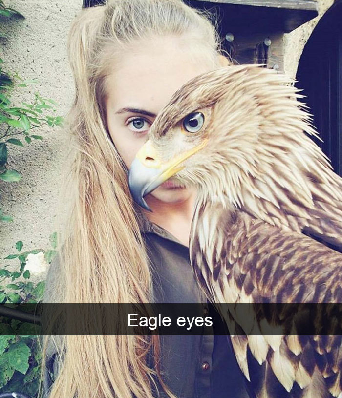 eagle girl matching eyes