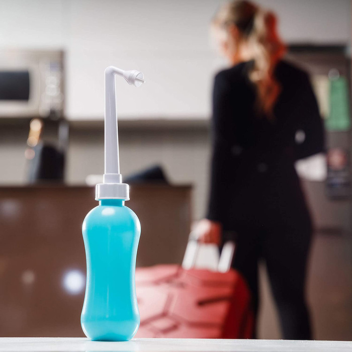 handheld personal hygiene bottle ideal for traveling
