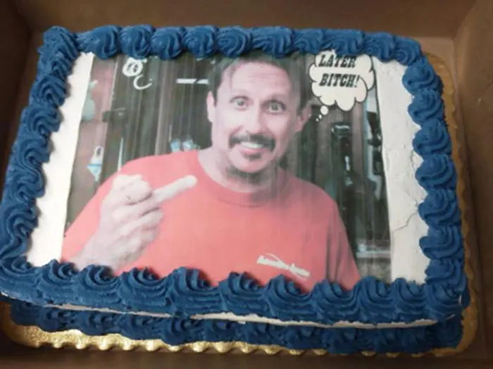hilarious farewell cakes later bitch