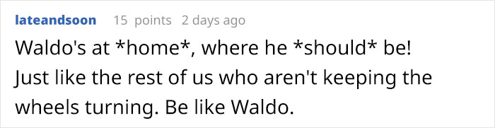 lateandsoon Reddit Comment on 'Where's Waldo' Coronavirus Edition