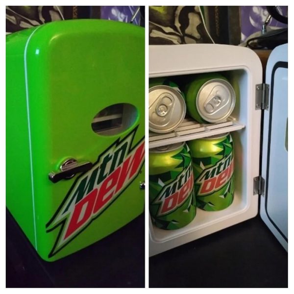 You Can Get Yourself A Mountain Dew Mini Fridge From Walmart For Dirt Cheap