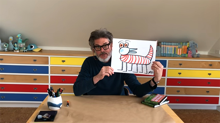 mo willems doodle drawing session