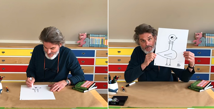 mo willems lunch doodles video session