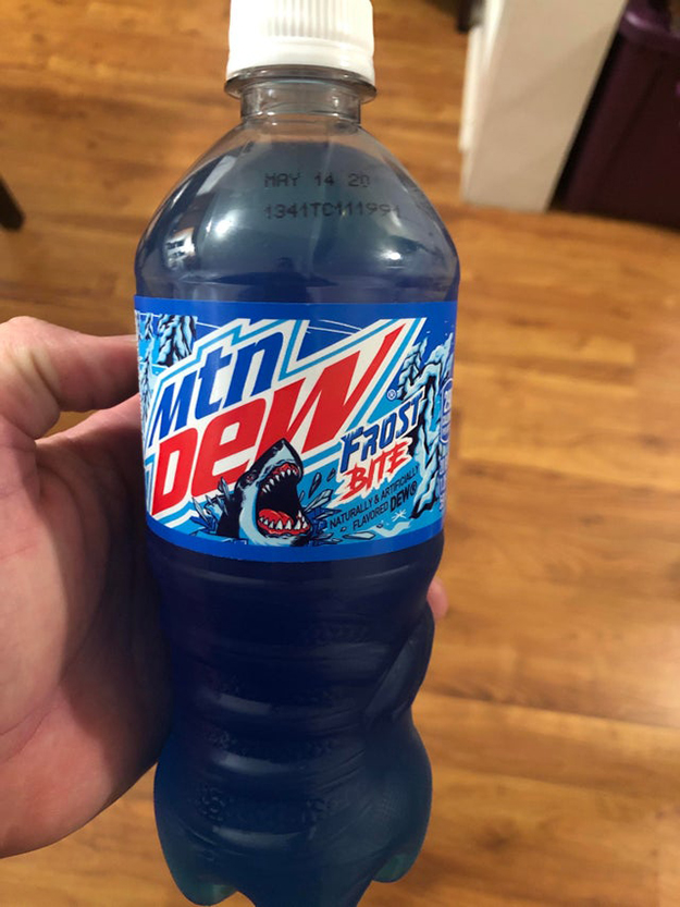 mountain dew frostbite 20oz bottle
