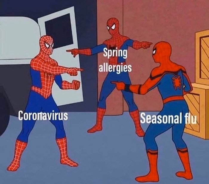 pandemic memes flu like symptoms