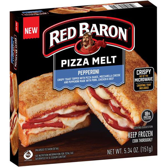 red baron pizza melt pepperoni