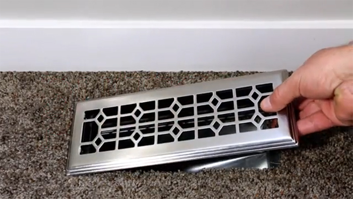 remove floor vent cover