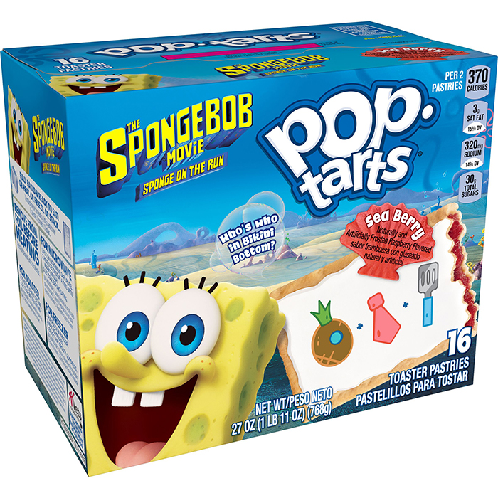 spongebob pop-tarts sea berry flavor