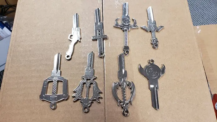 Sword Shaped Keys