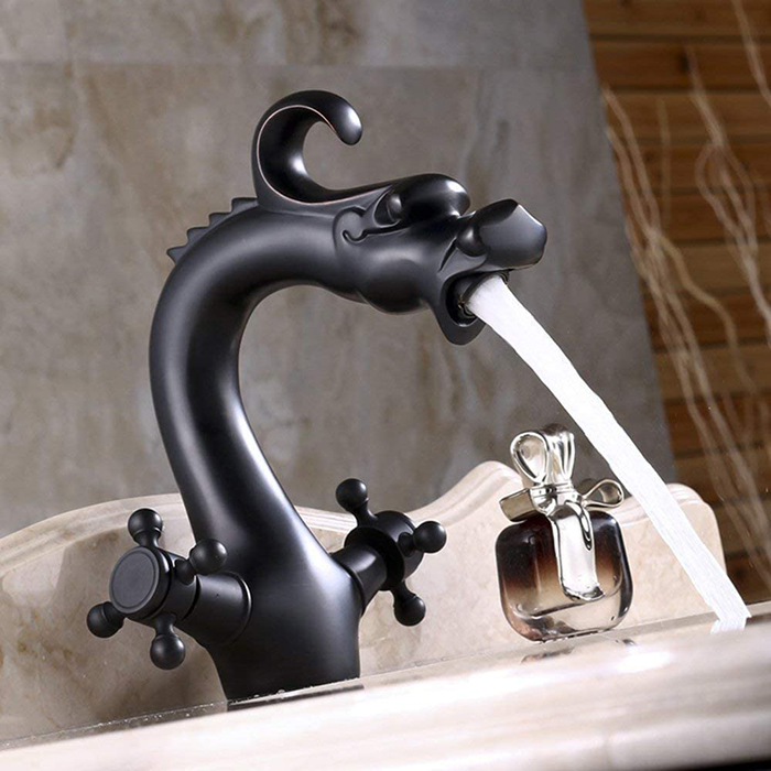 Oil-rubbed Bronze Minimalist Mythical Creature Tap 1