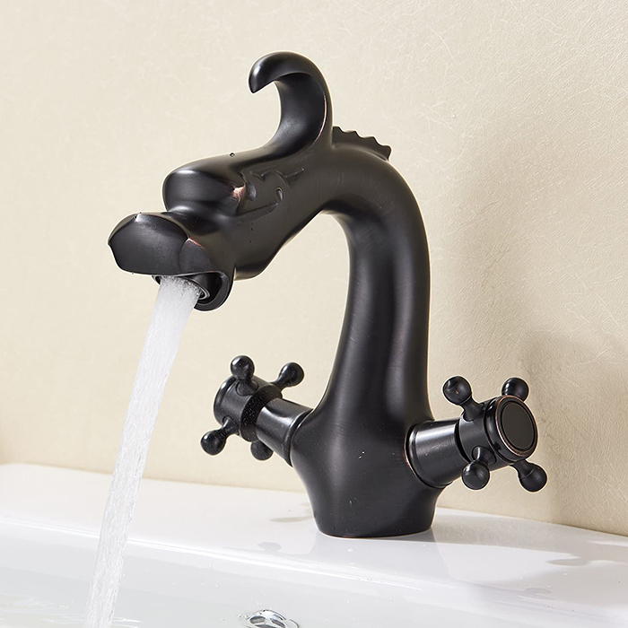 Oil-rubbed Bronze Minimalist Mythical Creature Tap 2