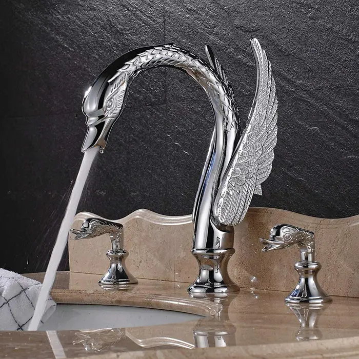 Chrome Swan Style Tap