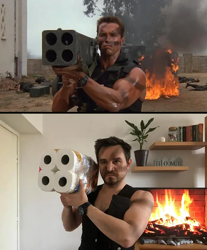 Couple Recreates Famous Movies Commando