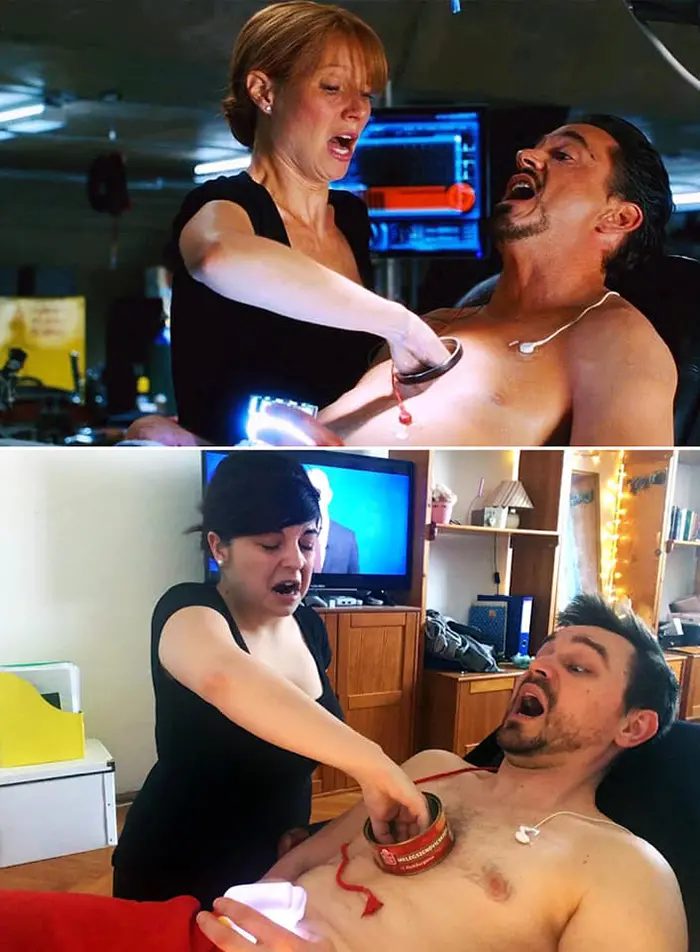 Couple Recreates Famous Movies Iron Man