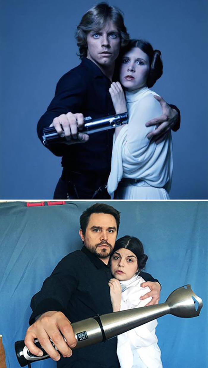 Couple Recreates Famous Movies Star Wars