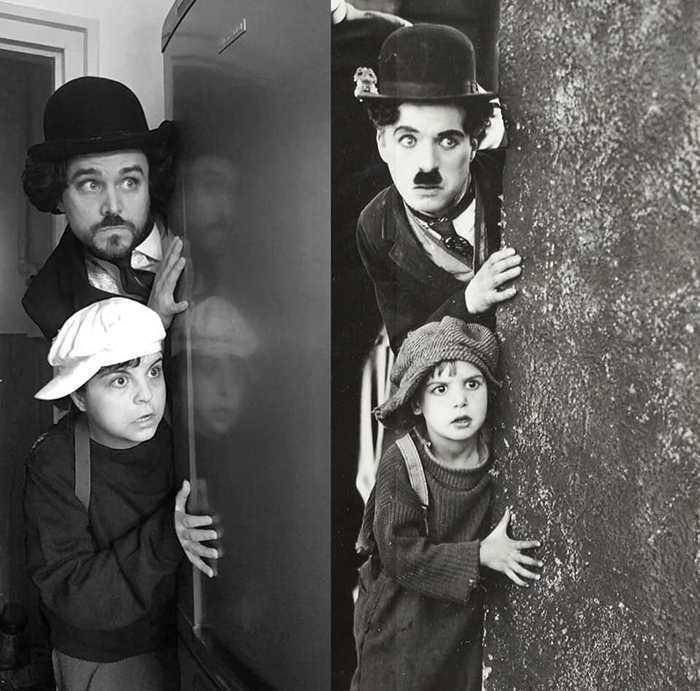 Couple Recreates Famous Movies The Kid