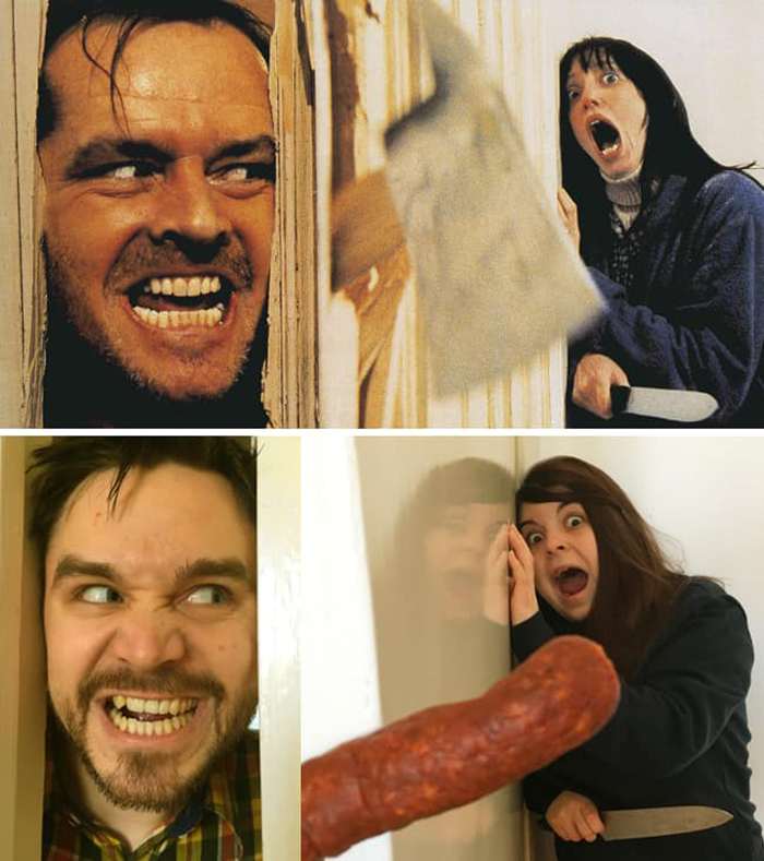 Couple Recreates Famous Movies The Shining