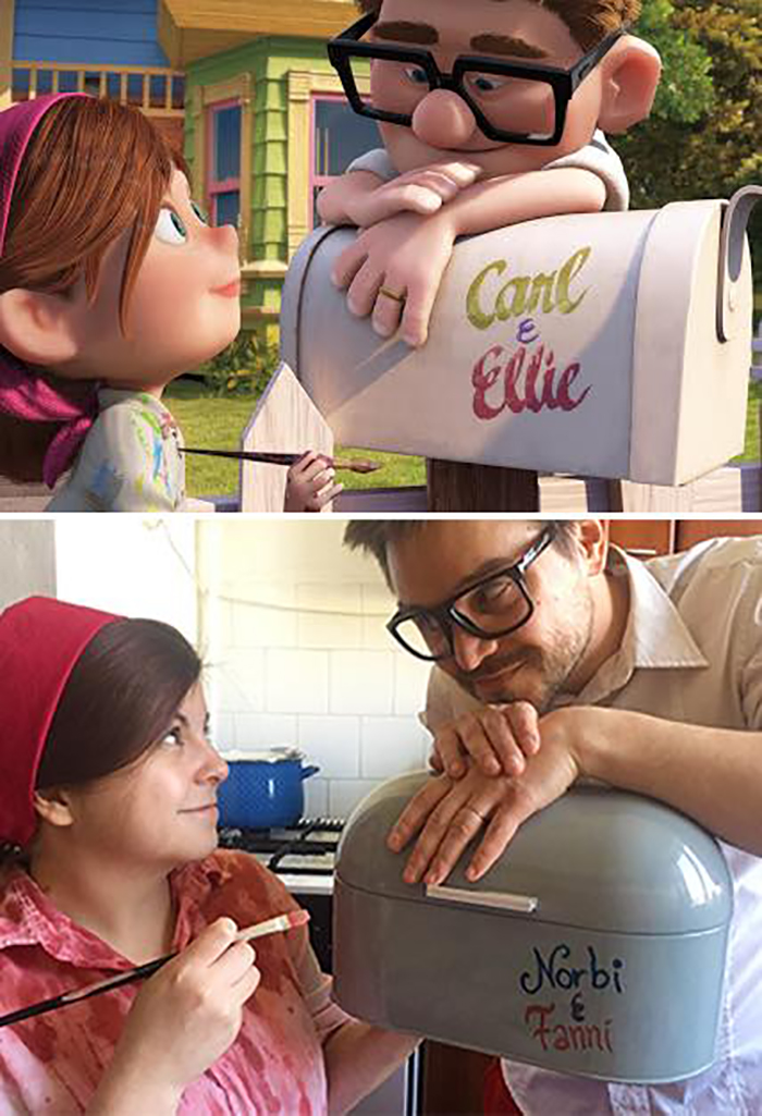 Couple Recreates Famous Movies Up