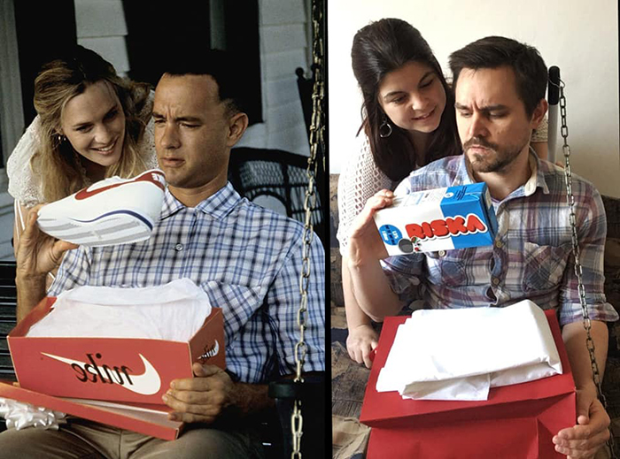 Couple Recreates Scene from Forrest Gump