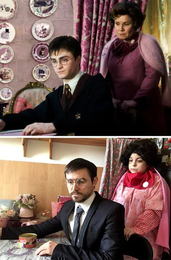 Couple Recreates Scene from Harry Potter