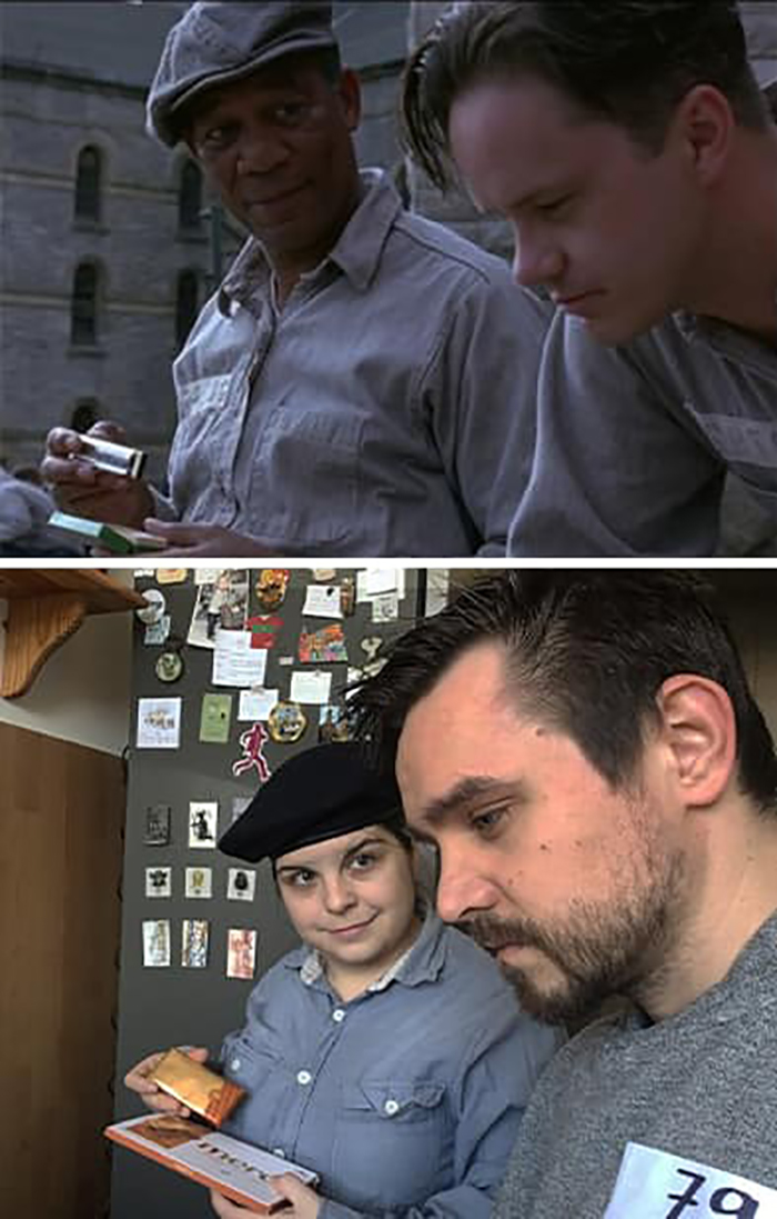 Couple Recreates Scene from Shawshank Redemption